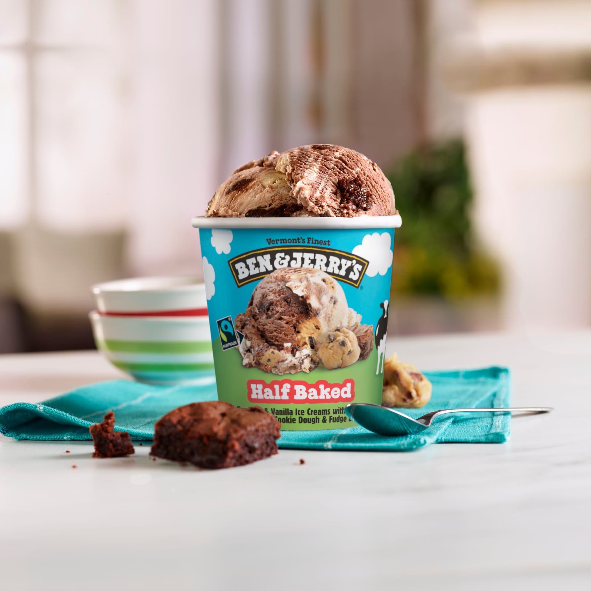 Ben and jerry's half shop baked